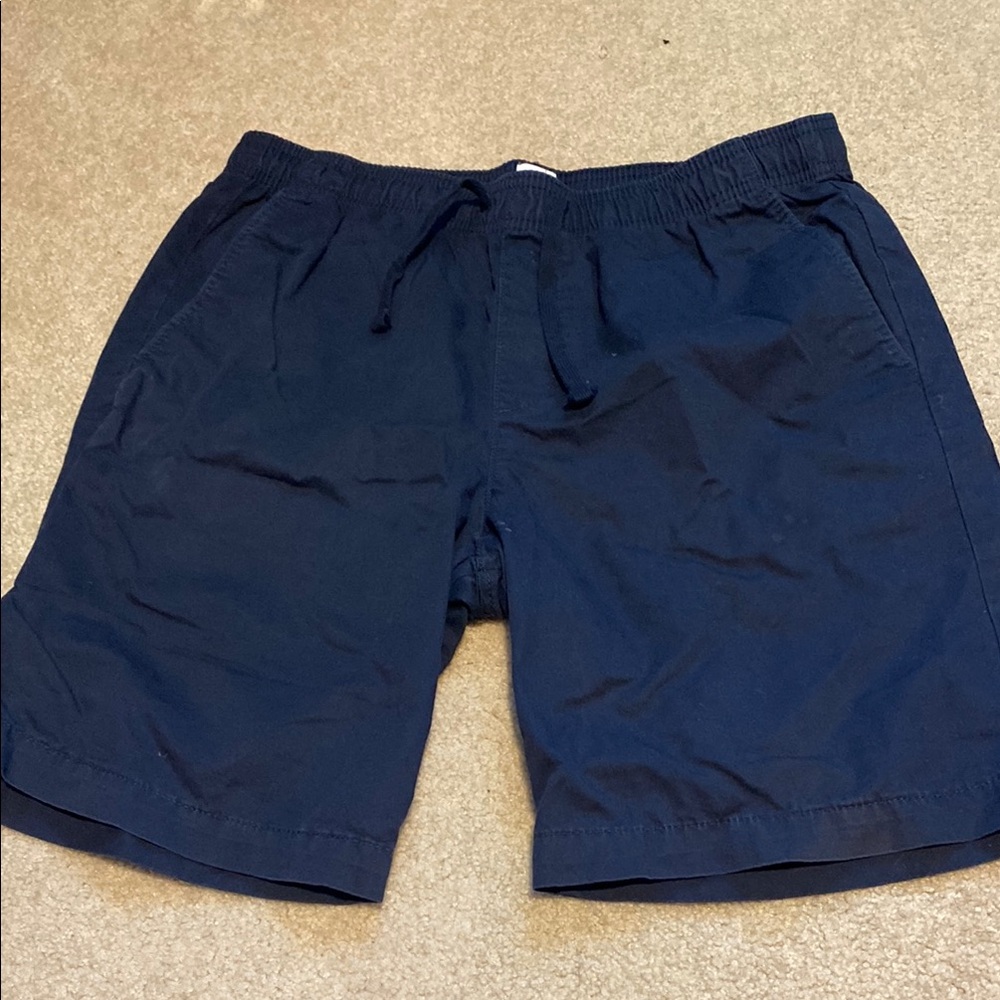 Men's Navy Blue Casual Shorts